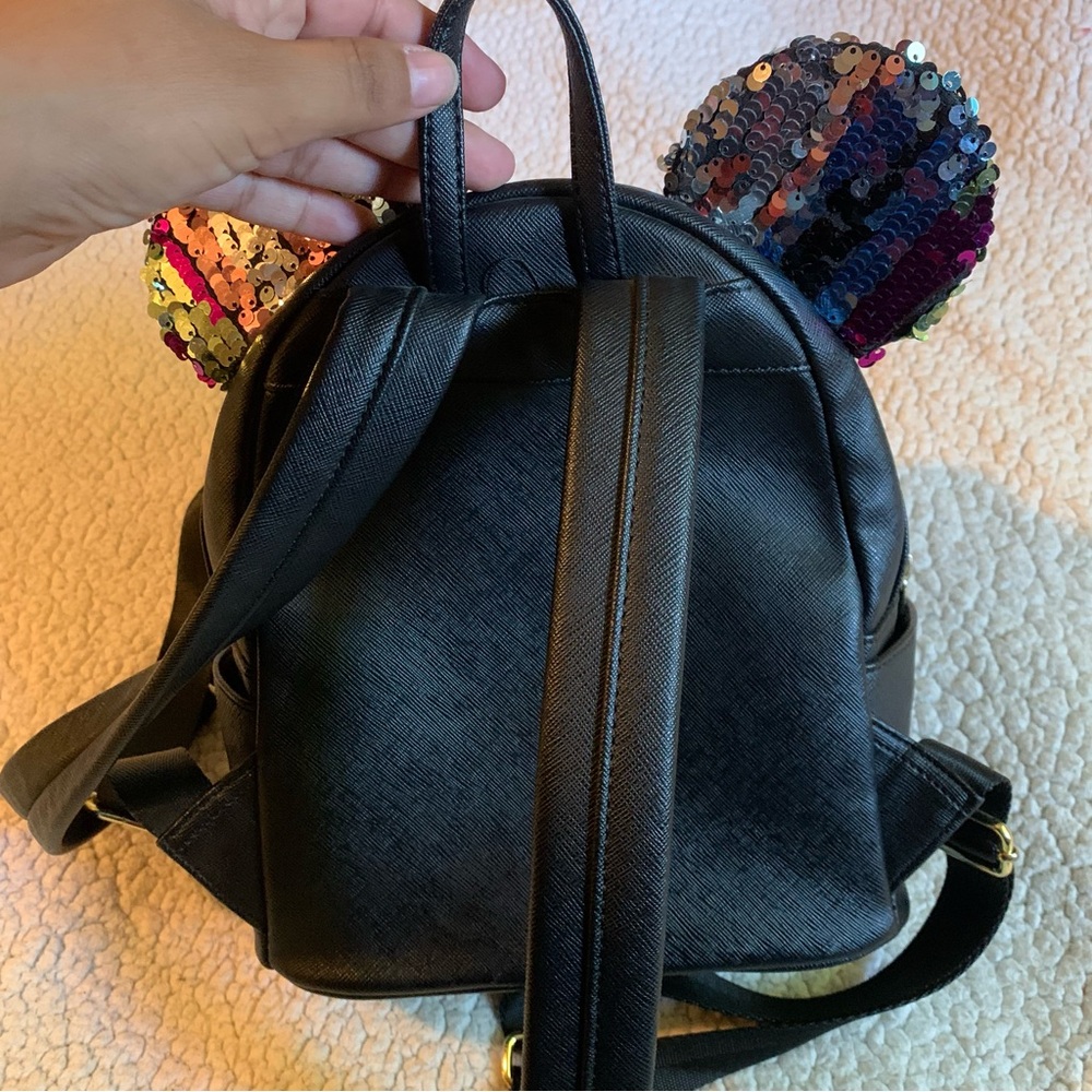 Disney Sequin Mini Mouse Backpack - image 2